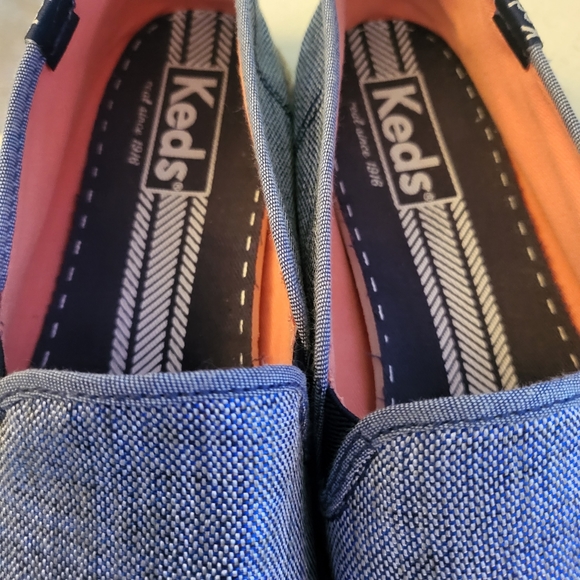 Keds Denim Tweed Slip-On Lower Woven Espadrille Trim in Wmns 8.5 - Picture 4 of 8